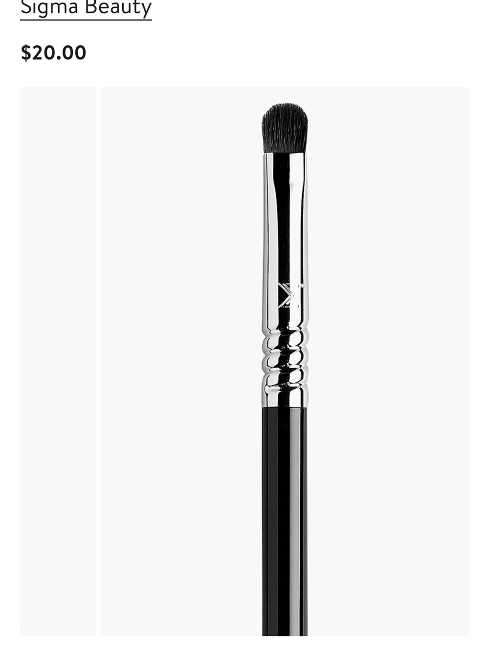 Sigma E21 Smudge Brush NWT